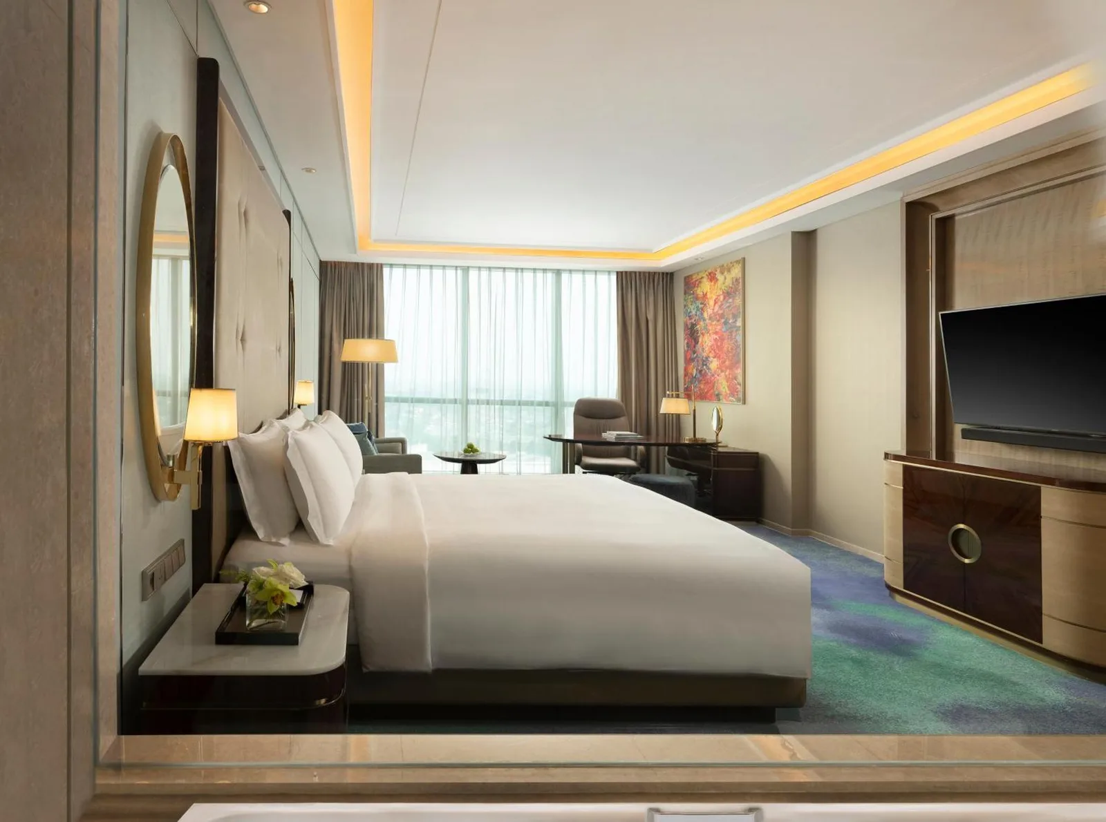 Elegant guest room at InterContinental Hotels Jakarta Pondok Indah