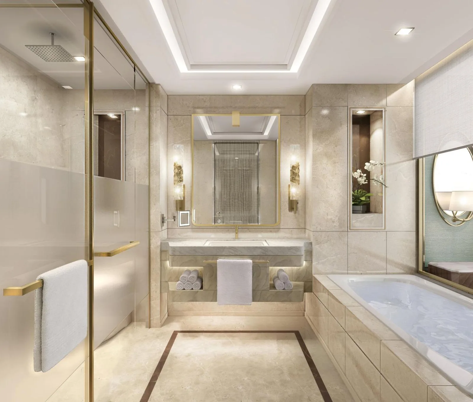 Contemporary bathroom in InterContinental Hotels Jakarta Pondok Indah