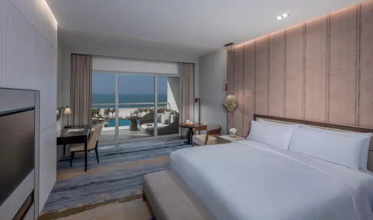 Chambre avec vue sur l'océan de l'InterContinental Ras Al Khaimah Mina Al Arab Resort & Spa
