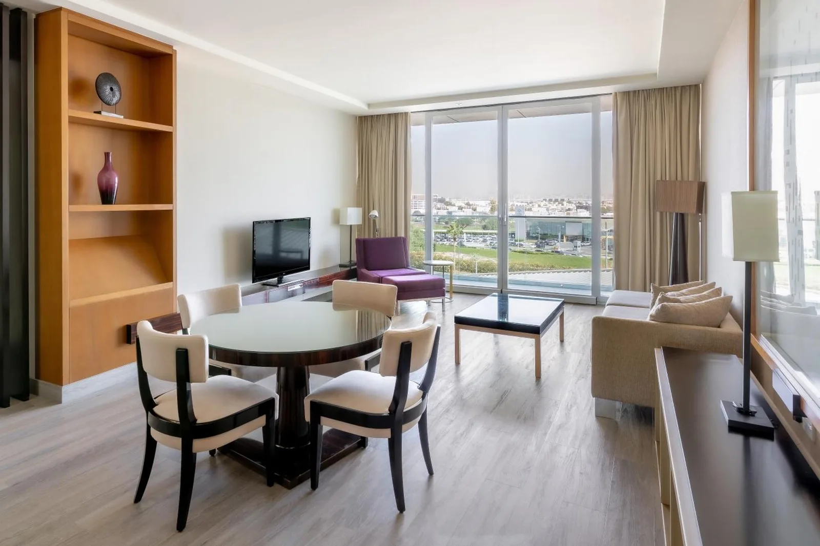 InterContinental Residence Suites Dubai Festival City living and dining area