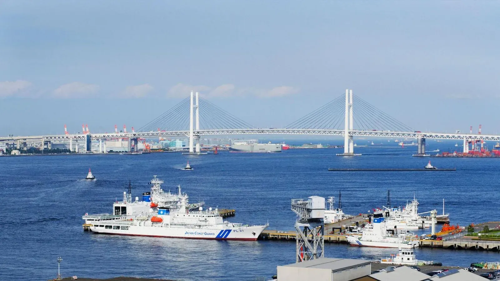 Waterfront view from InterContinental Yokohama Grand