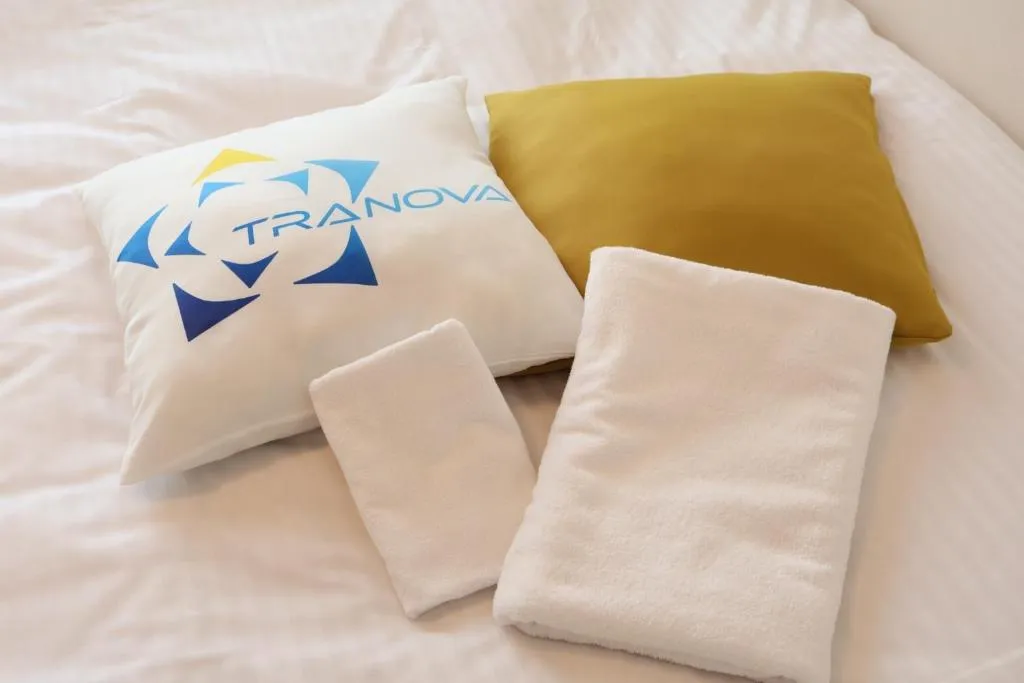 Pillows at J-ARC Akebonobashi in Tokyo
