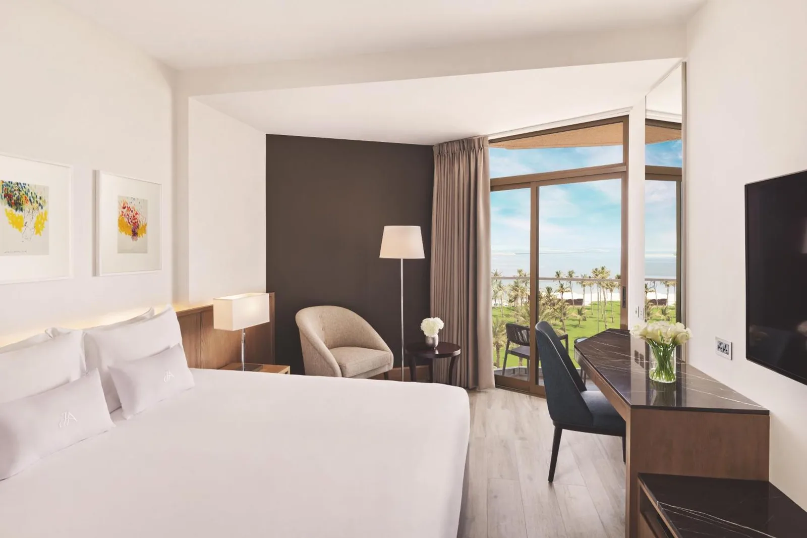 Suite avec vue sur l'océan au JA Beach Hotel à Ghantoot, Dubai
