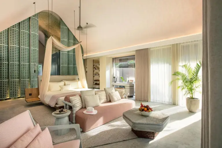 Ruhiges Schlafzimmer im JOALI BEING