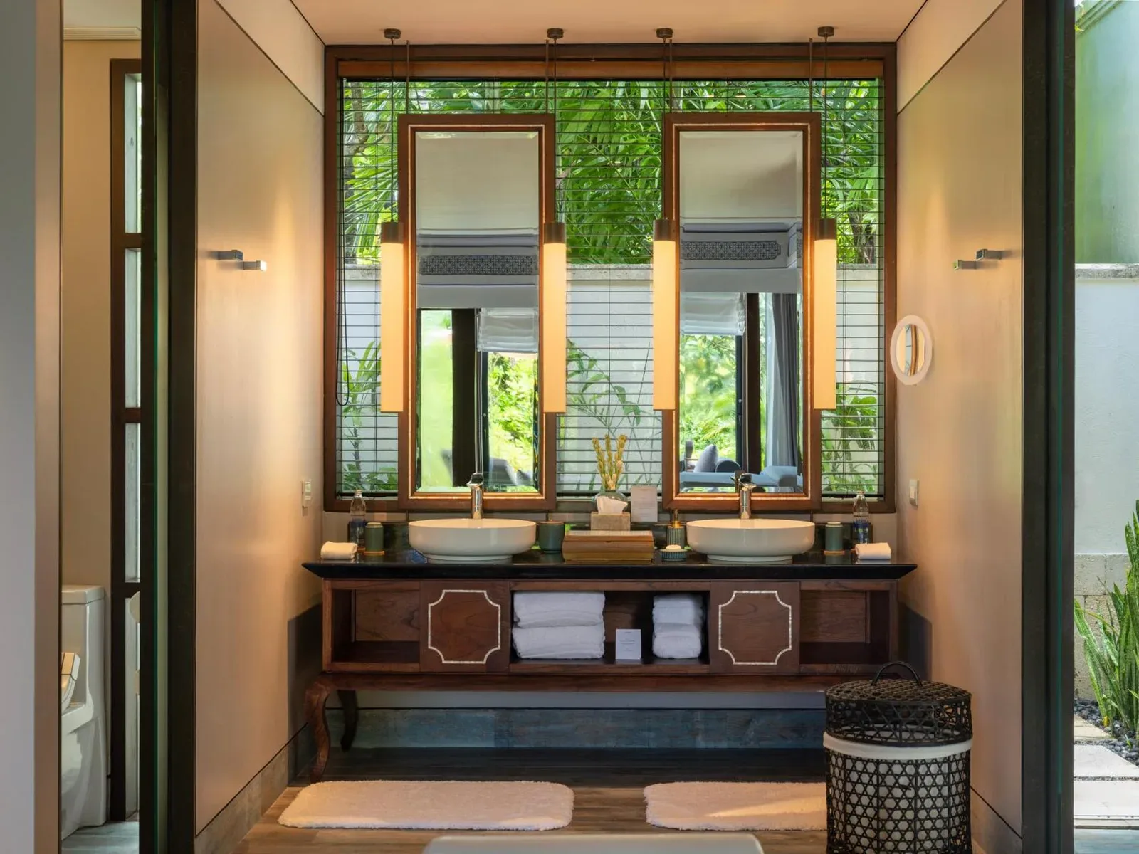 Vanity area in Jumeirah Bali bathroom