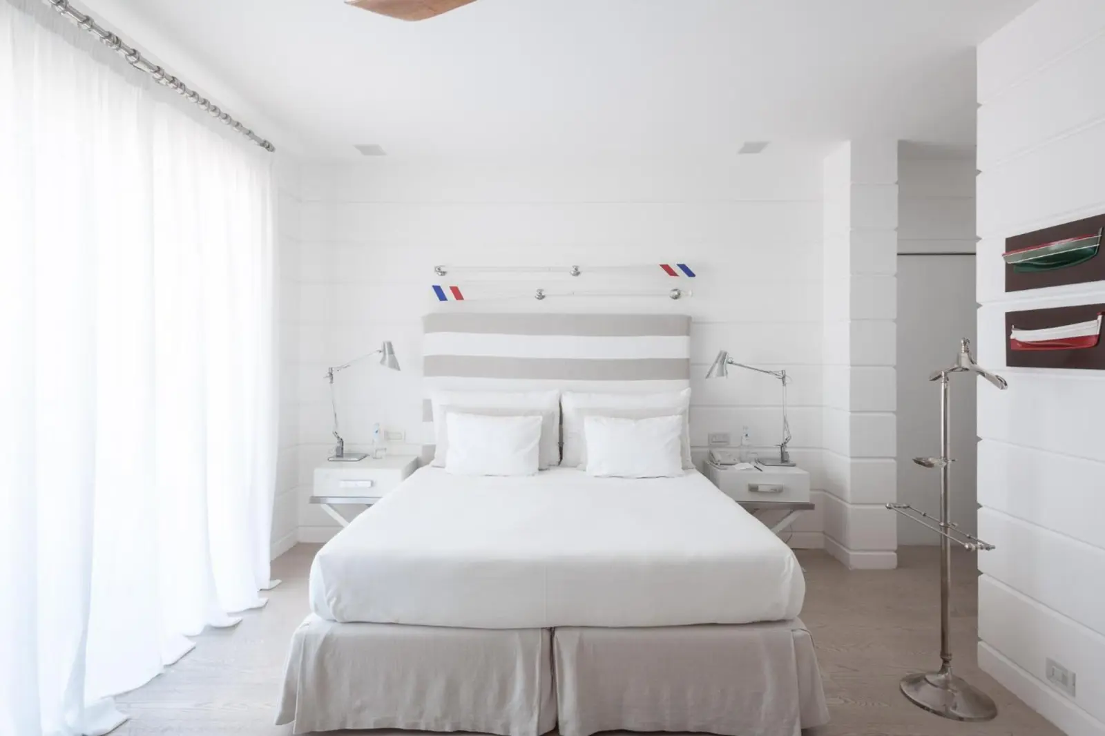 Minimalist design bedroom at Jumeirah Capri Palace in Capri