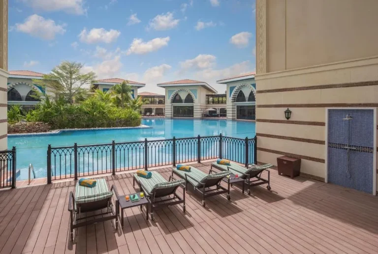 Private terrace view at Jumeirah Zabeel Saray Dubai