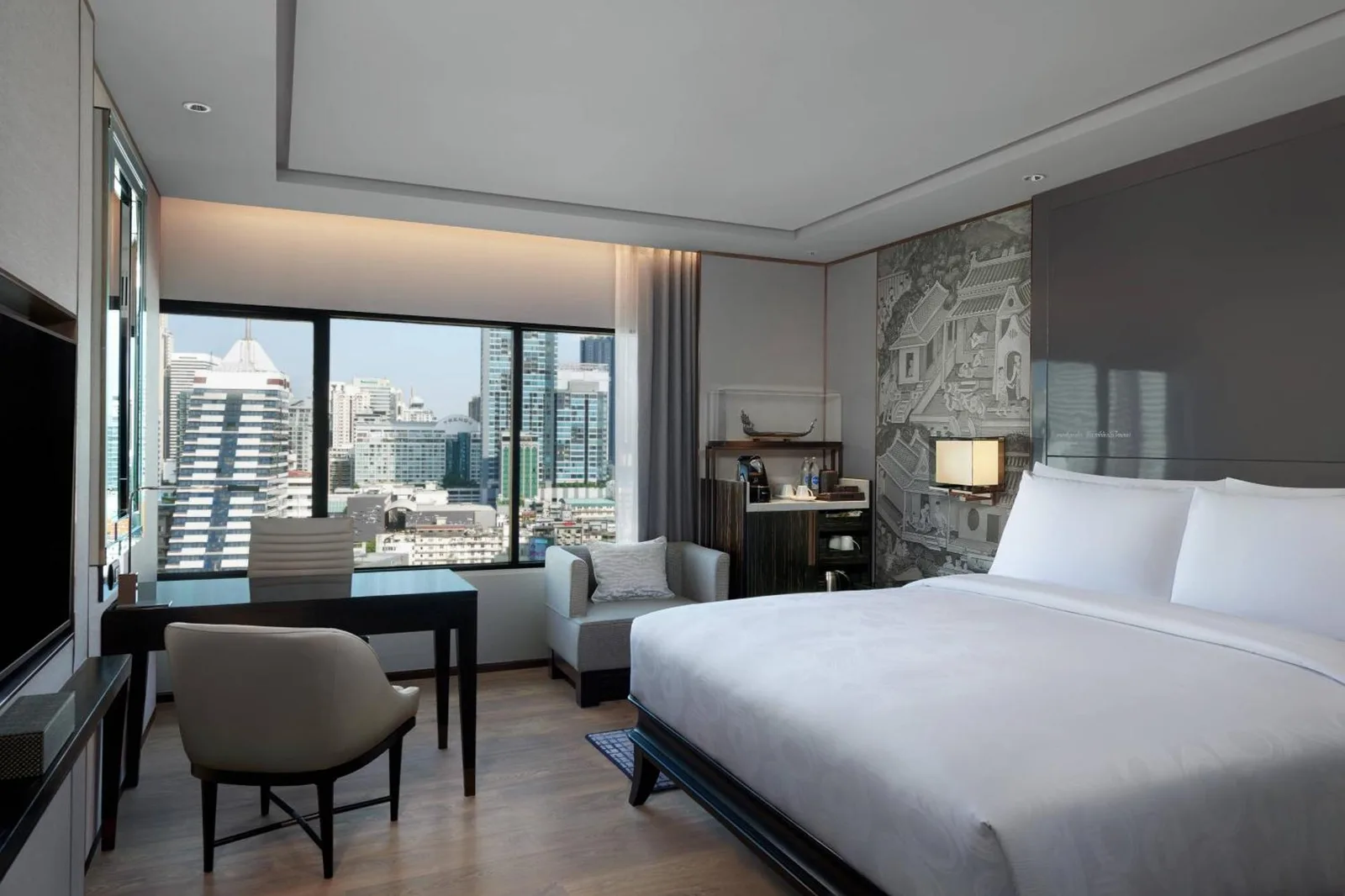Chambre avec vue au JW Marriott Hotel Bangkok