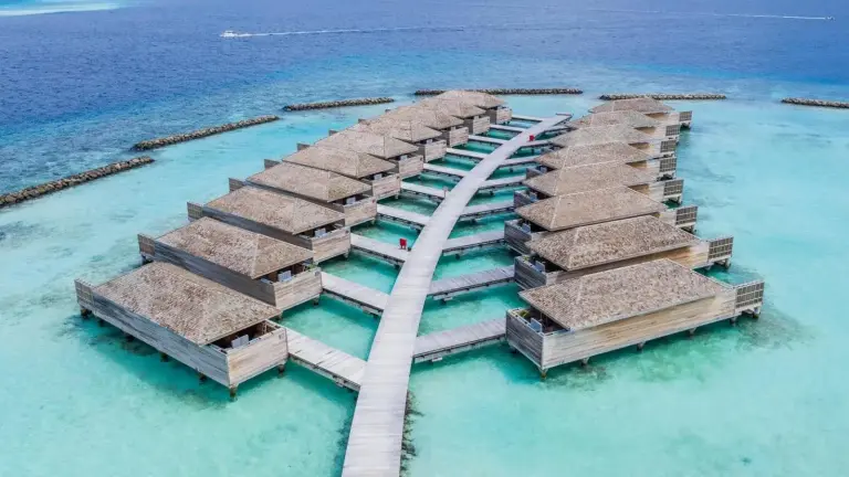Water villas at Kagi Maldives Resort & Spa