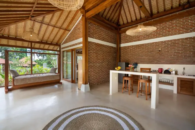 Küchenbereich in Kampung Uma Dawa Villas and Spa in Ubud