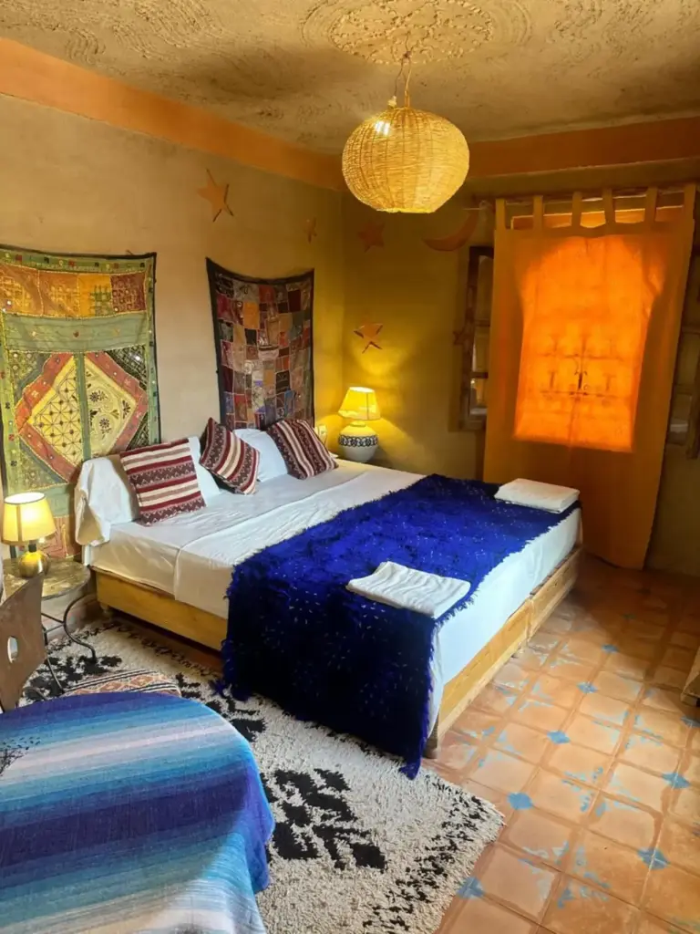 Double guest room at Kasbah Azalay Merzouga