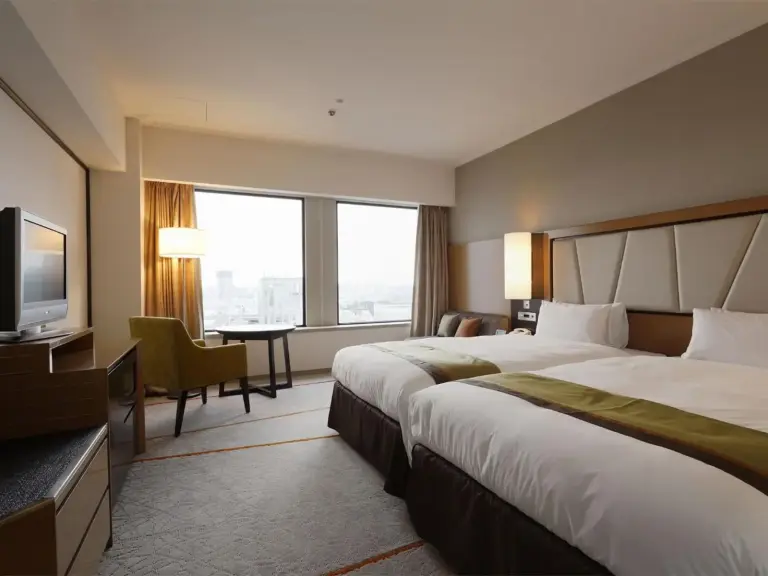 Keio Plaza Hotel Tokyo elegant guest room