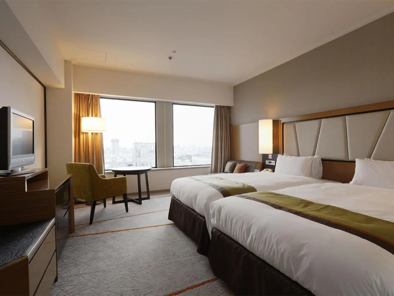 Keio Plaza Hotel Tokyo elegant guest room