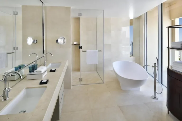 Modern shower area at Kempinski Central Avenue Dubai