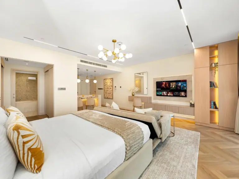 Interior del Kensington Studio en Kempinski Residences Dubai Mall