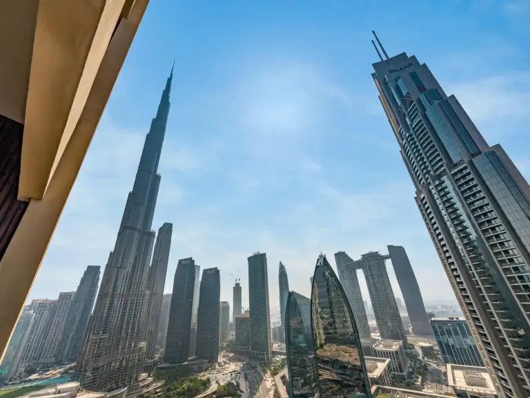 Una vista impresionante de Dubái desde Kensington Studio Kempinski Residences Dubai Mall