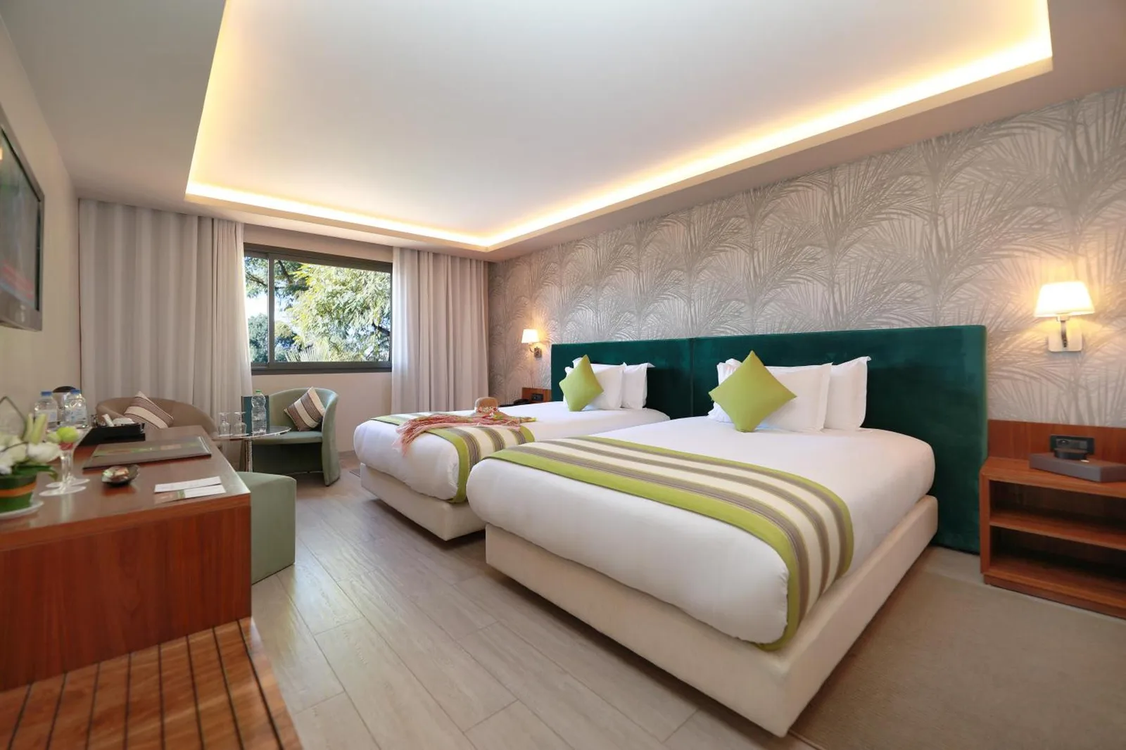Chambre twin du Kenzi Rose Garden avec vue