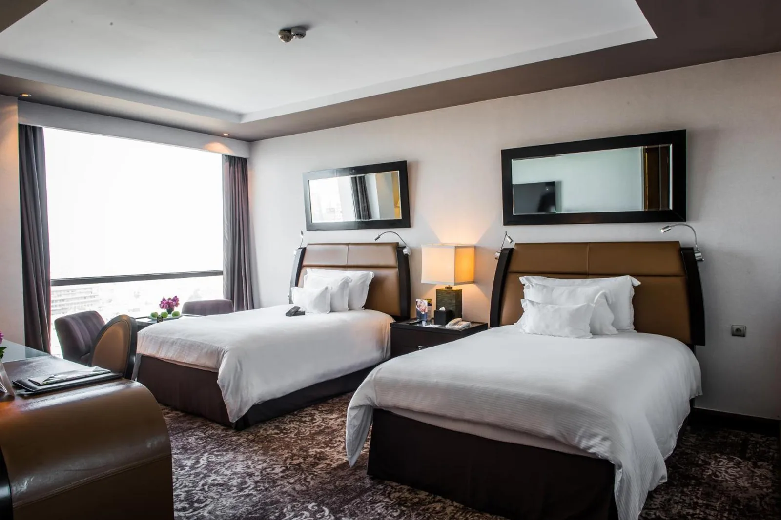 Habitación doble de Kenzi Tower Hotel con camas individuales