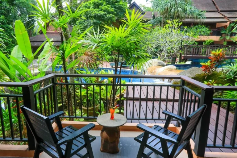 Balcony view at Khaolak Merlin Resort