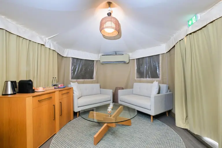 Kingfisher Retreat by Sharjah Collection lounge area