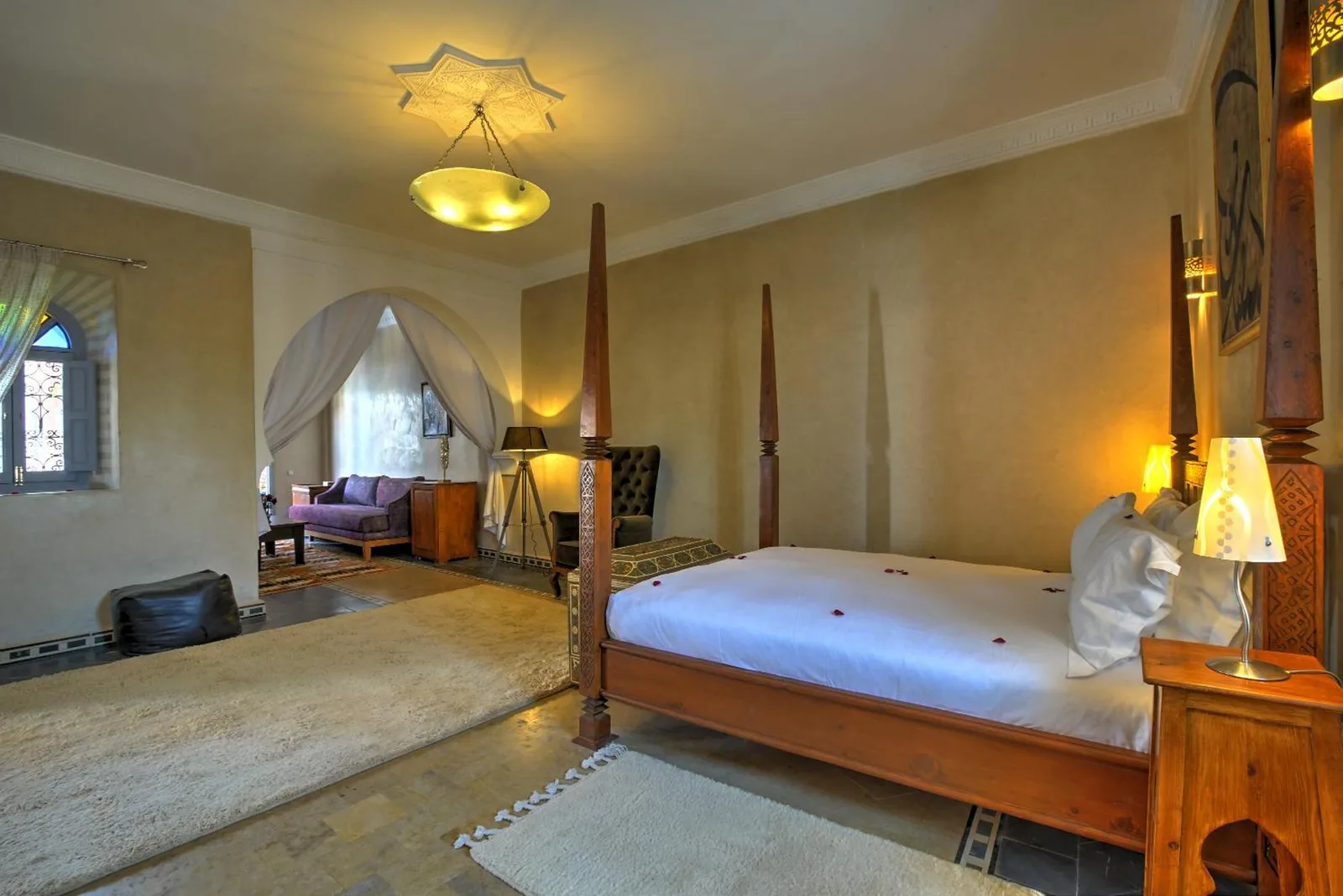 Ksar Anika Boutique Hotel & Spa charmantes Schlafzimmer mit ruhiger Atmosphäre