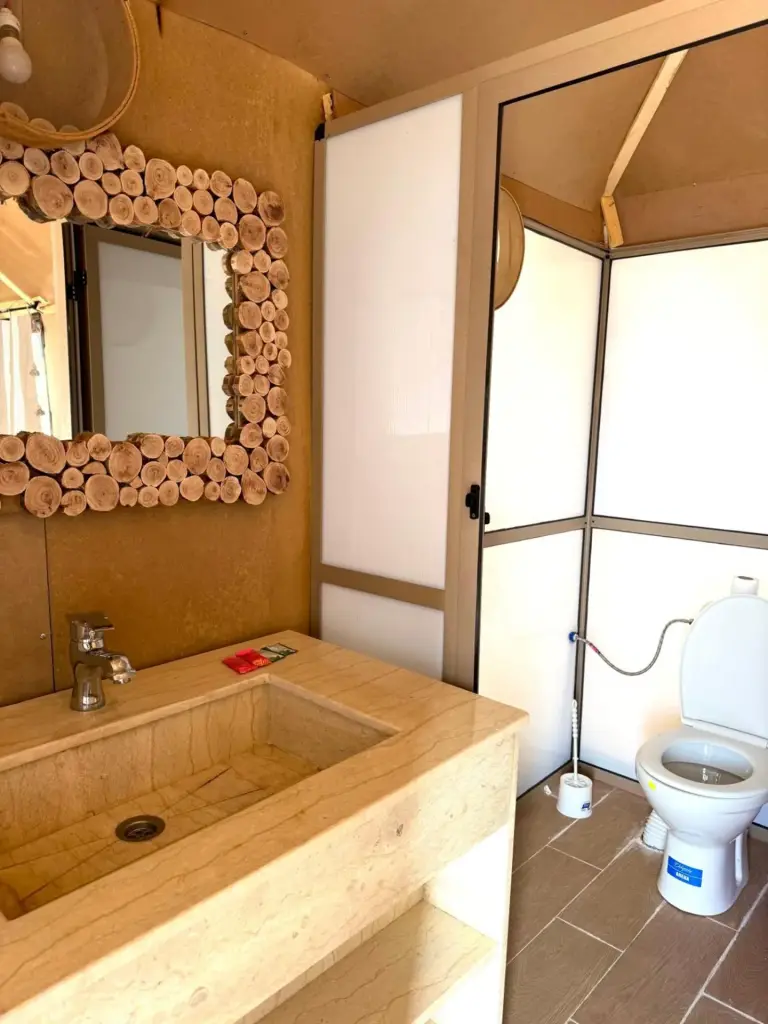 Instalaciones de baño en Ksar Merzouga Camp