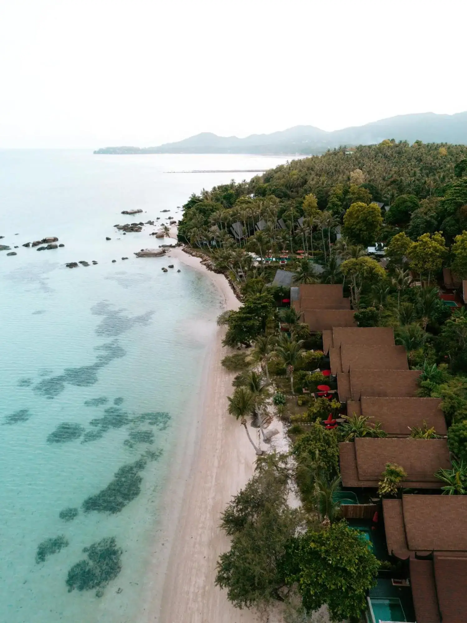 Aerial view of Kupu Kupu Phangan Beach Villas & Spa
