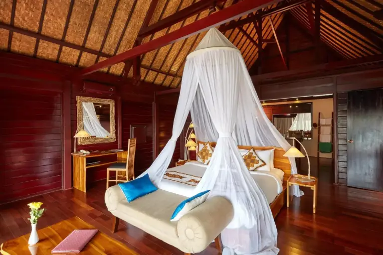 Charming bedroom at Kupu Kupu Phangan Beach Villas & Spa