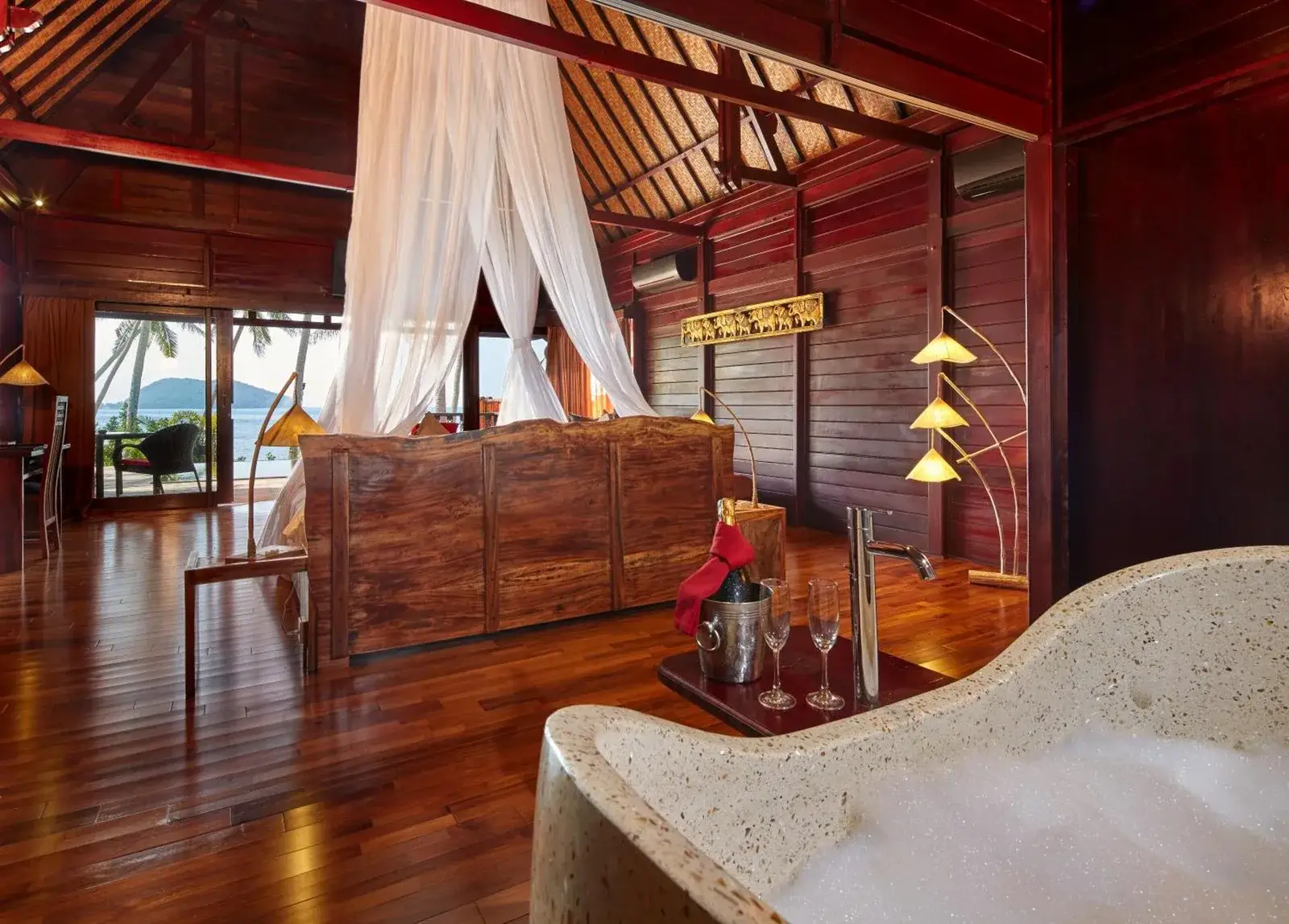 Luxury suite interior at Kupu Kupu Phangan Beach Villas & Spa