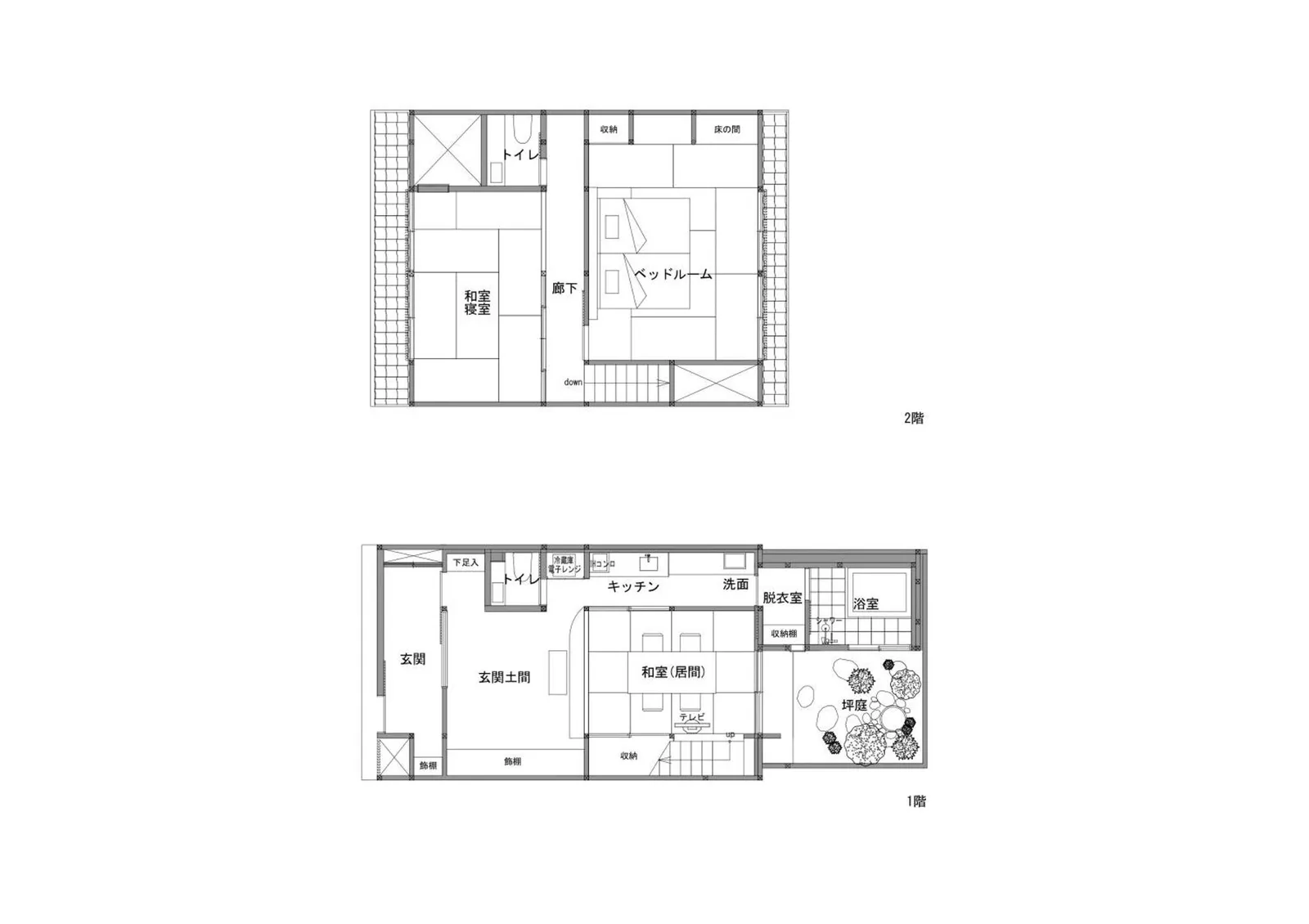 Floor plan of Kuraya Kiyomizu Gojo accommodations