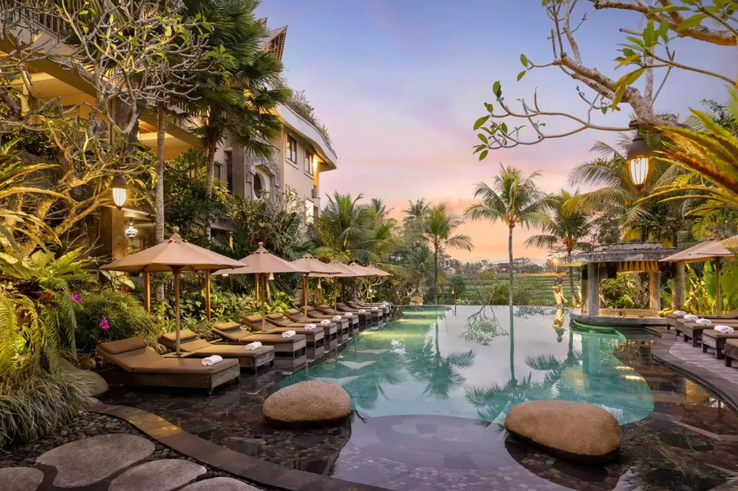 Piscina en Kuwarasan A Pramana Experience en Ubud, Bali