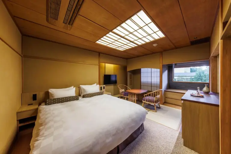 Interior of a room at Kyoto Ryokan SAKANOUE