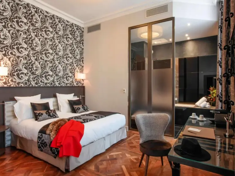 Stilvolles Gästezimmer im La Cour des Consuls Hotel & Spa Toulouse - MGallery Collection
