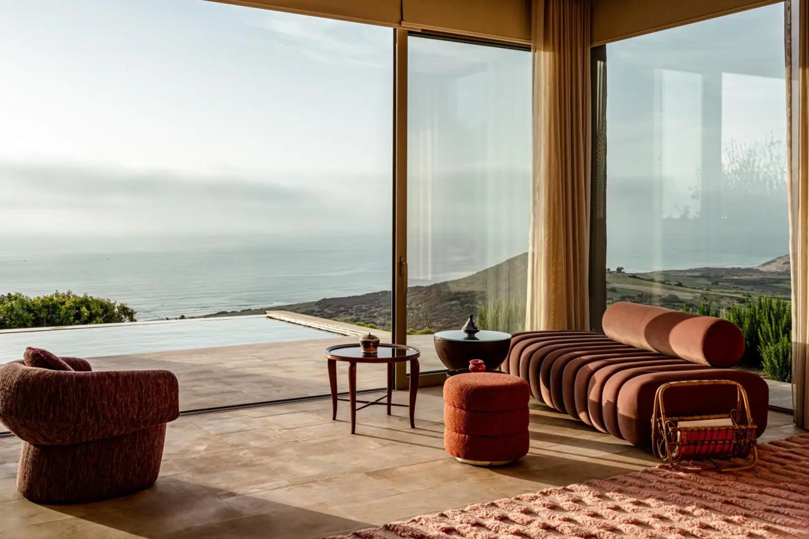 Espacio lounge en La Fiermontina Ocean en Larache