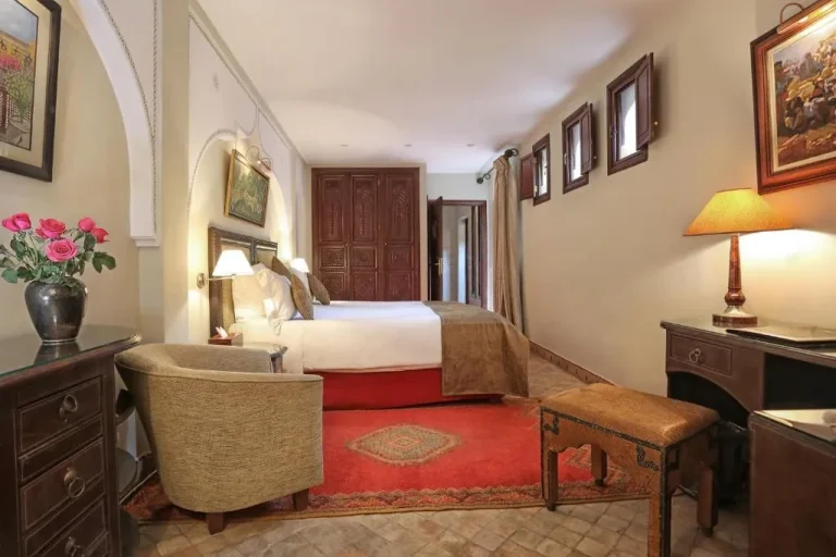 Elegant room at La Maison Arabe Hotel