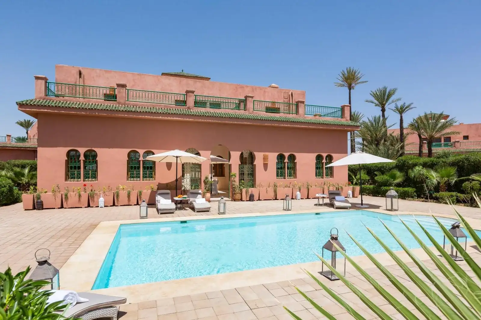 Exquisite exterior of La Palmeraie De L'Atlas
