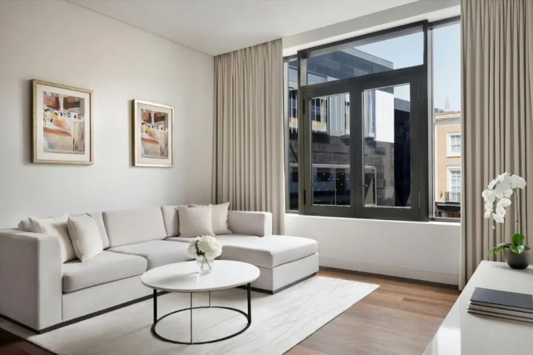 La Ville Hotel & Suites CITY WALK Dubai cozy living room area
