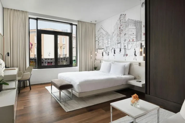 La Ville Hotel & Suites CITY WALK Dubai stylish bedroom with city look