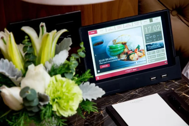 Touchscreen control at Lancaster Bangkok