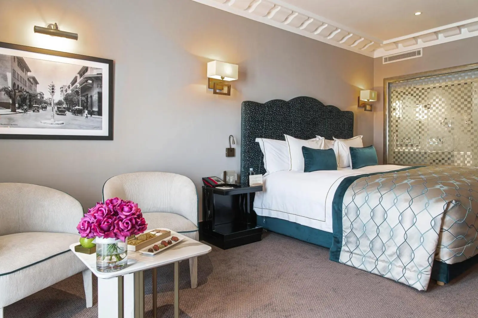 Chambre charmante au Le Casablanca Hotel, Casablanca