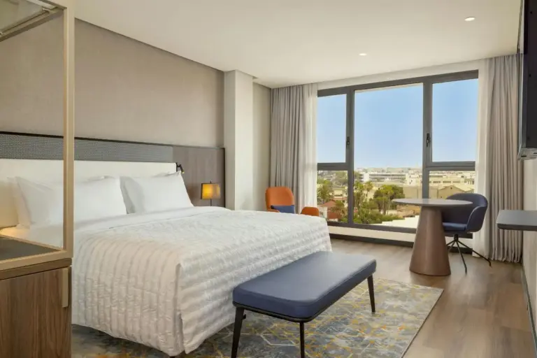 Comfortable standard king room at Le Meridien Casablanca