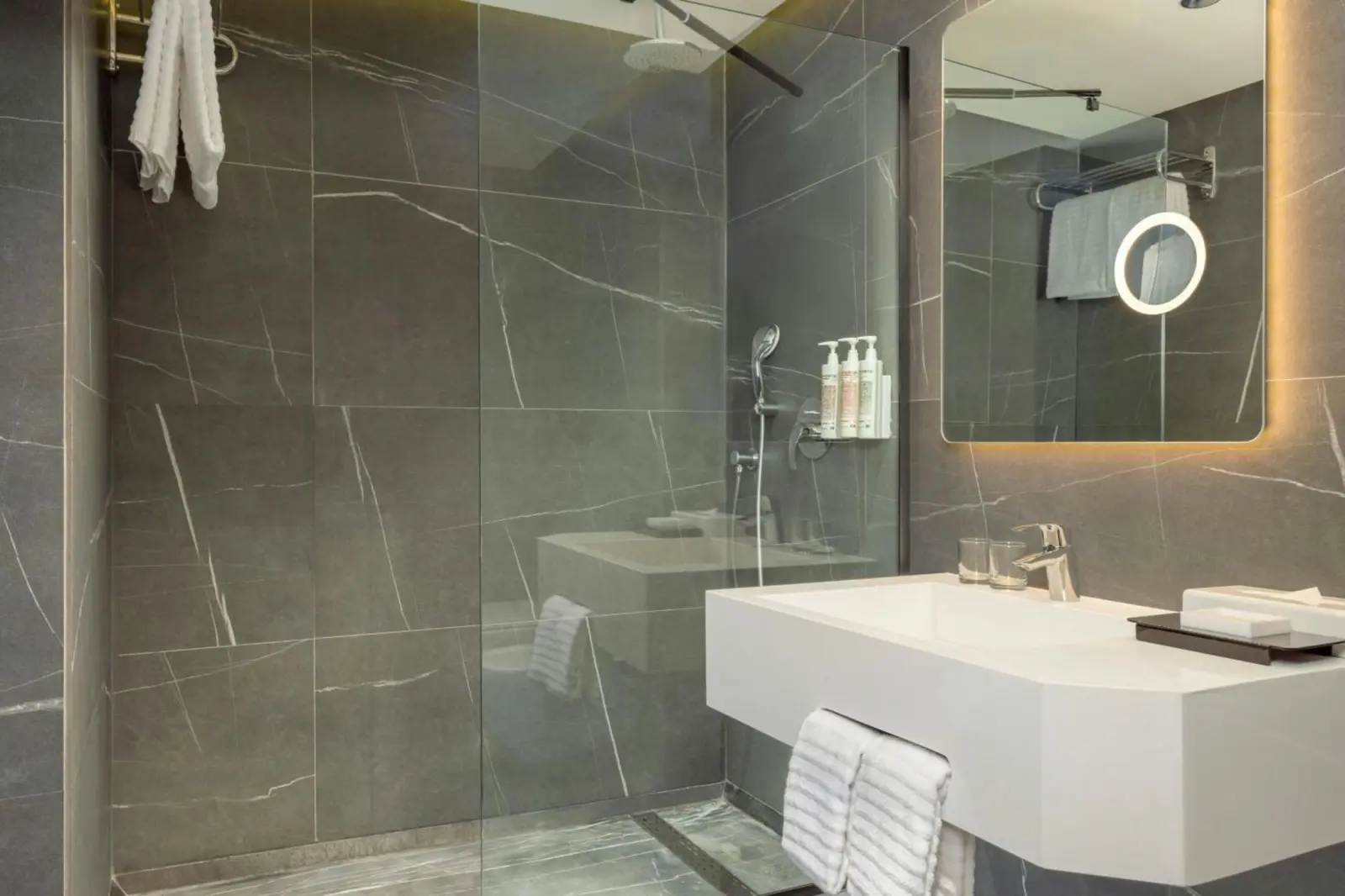 Elegant bathroom at Le Meridien Casablanca