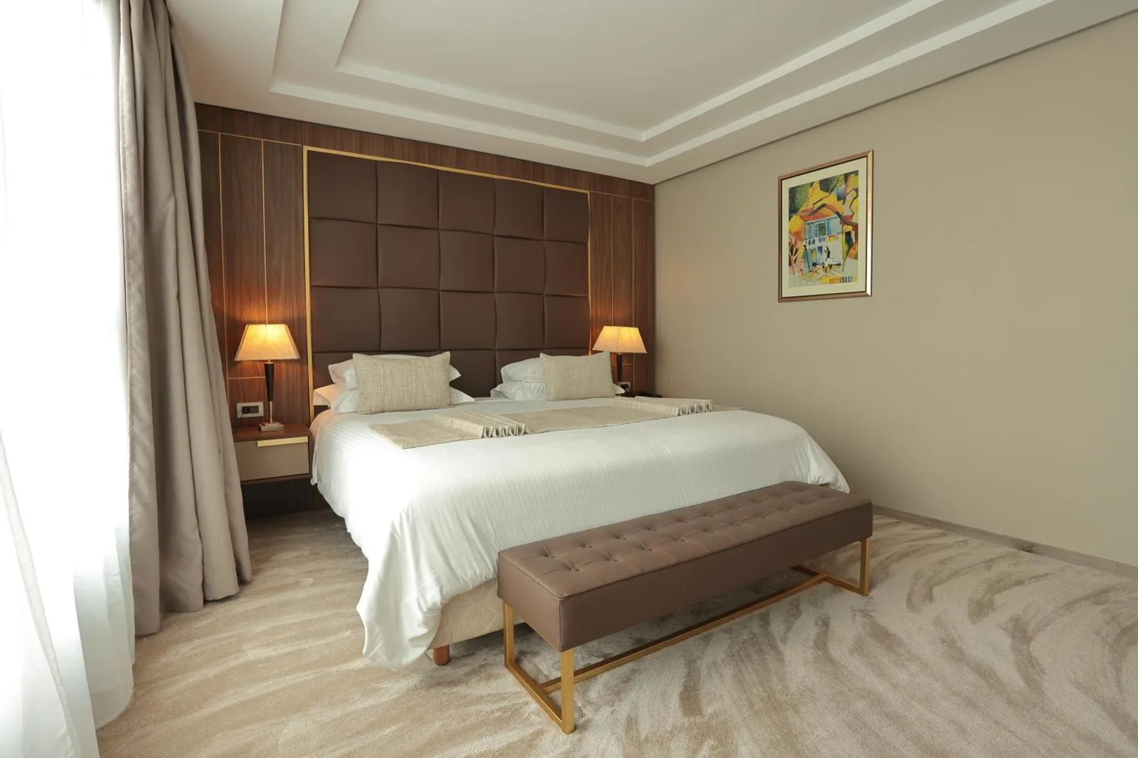 Another view of the Deluxe Room at Le Palace d'Anfa, Casablanca