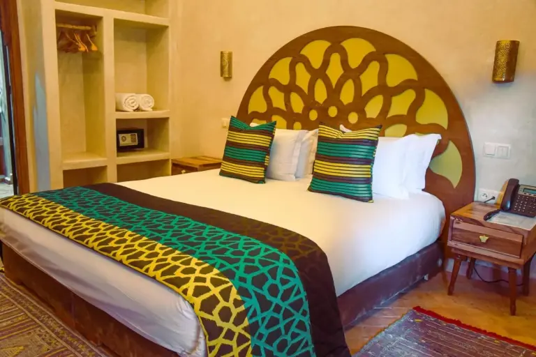Elegant bedding at Le Palais Averroes - Adults Only in Marrakech