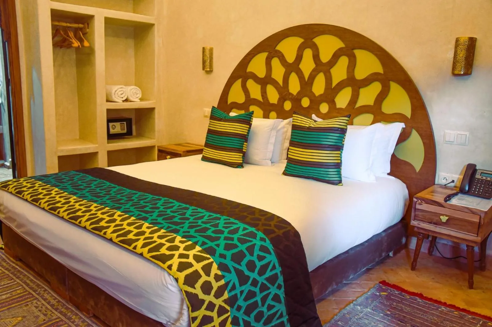 Elegant bedding at Le Palais Averroes - Adults Only in Marrakech