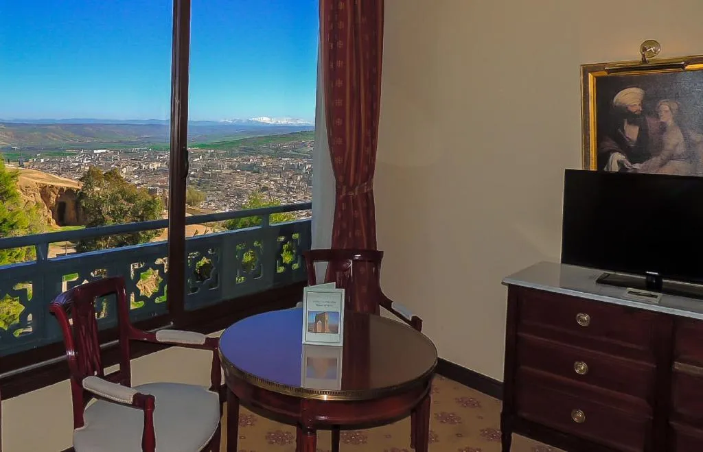 Habitación de Les Mérinides con vistas panorámicas de Fez