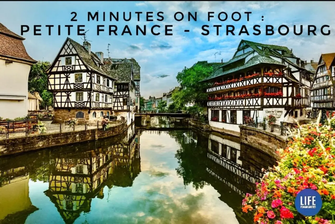 Petite France area in Strasbourg - 2 minutes from Life VOYAGE & Spa