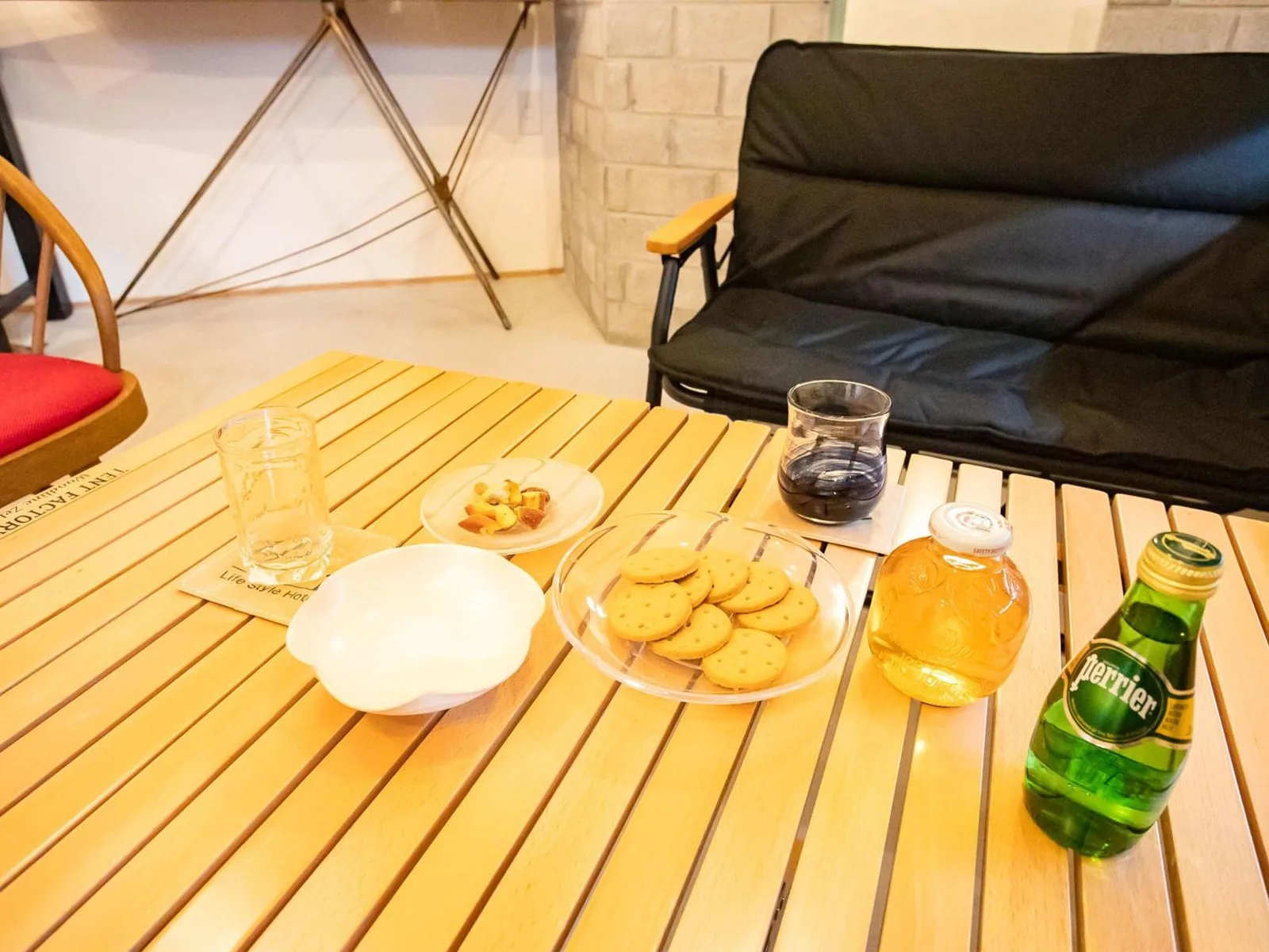 LifeStyleHotel ichi snack table with refreshments