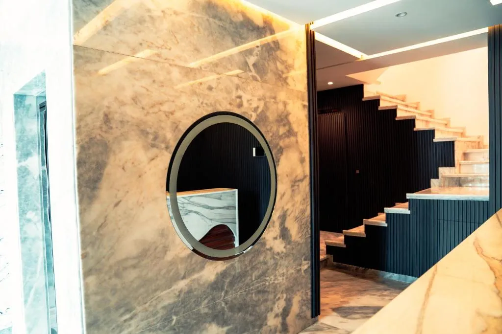 Détail de design intérieur du Living Appart-Hotel