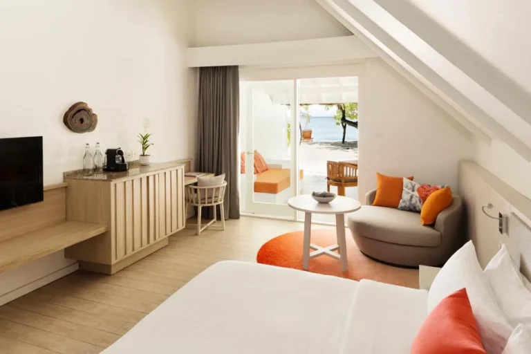Intérieur de la Villa de Plage au LUX* South Ari Atoll Resort & Villas